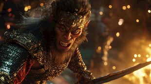 激战中的金甲猴王