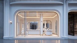 现代简约风时尚店铺外观