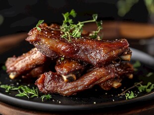 香烤排骨 美味诱人小食