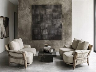 简约风客厅的舒适休憩空间