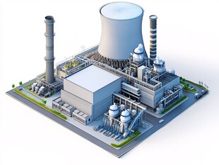 核电站模型展示