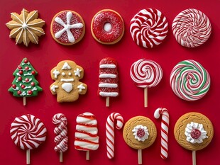 圣诞糖果饼干缤纷大集合