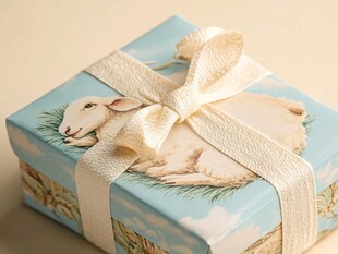 兔子图案精美礼品包装盒