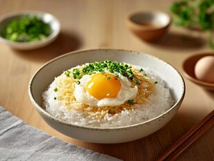 日式溏心蛋盖饭 美味诱人