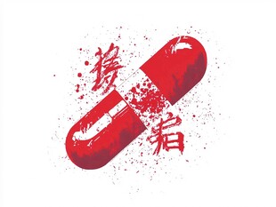 红色胶囊撞碎彰显磅礴力量