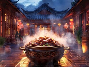 古院暖锅夜 烟火意正浓