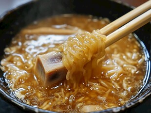 骨汤粉丝诱人美味瞬间