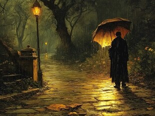 雨夜独行者