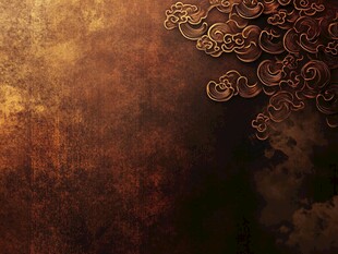 古风祥云纹理背景图