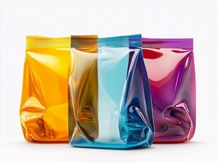 多彩自立自封袋展示