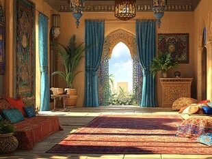 异域风情的华丽室内空间