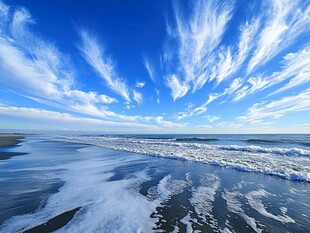 蔚蓝海岸 梦幻云海之景