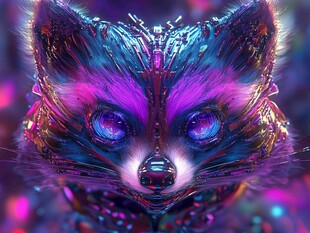 梦幻炫彩机械猫