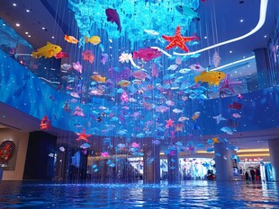梦幻海洋主题室内装饰景观