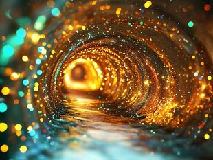 梦幻光影隧道 璀璨星河