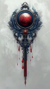 魔幻滴血神秘红宝石吊坠