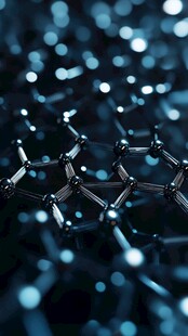 微观纳米结构的科幻视觉