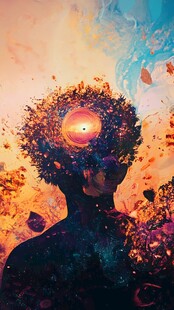 梦幻头脑中的宇宙景观