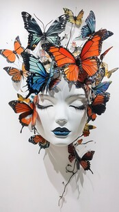 蝶舞幻颜 灵动艺术之美