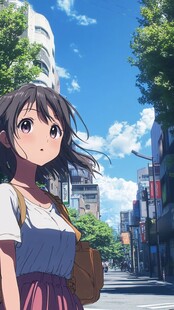 街头少女动漫形象