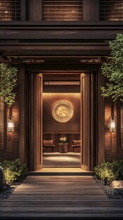中式雅致门厅尽显东方韵味