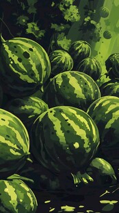 丰收的西瓜