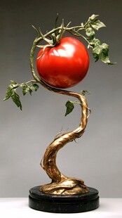 金枝红番茄雕塑摆件
