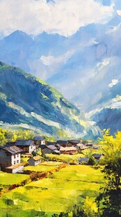 山间村落美景