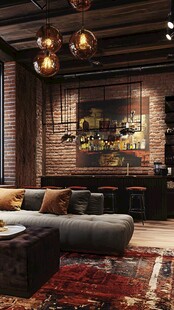 工业风客厅的独特艺术氛围