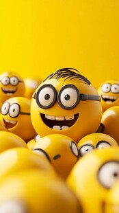 小黄人簇拥的欢乐时刻