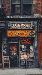 复古街角的Chop Suey店铺