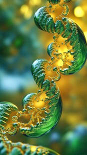 梦幻分形艺术螺旋图案