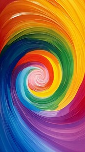 色彩旋涡 绚丽的视觉盛宴