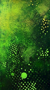 绿色抽象波点纹理背景
