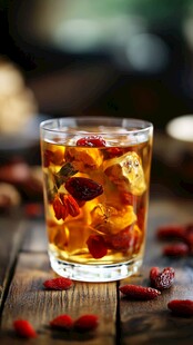 枸杞茶饮 清新养生之选