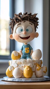 男孩主题蛋糕 童趣满满