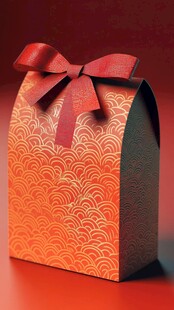 精美中式波纹礼品包装盒