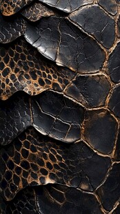 逼真鳄鱼皮纹理特写