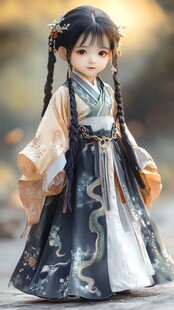 古风萌娃汉服美照