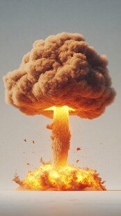 核爆蘑菇云震撼瞬间