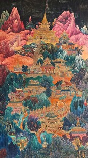 奇幻绚丽的神秘山间城堡