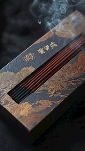 古典香盒与袅袅熏香