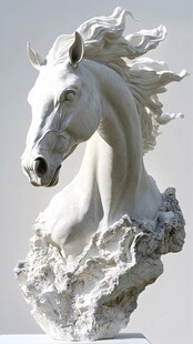 奔腾骏马雕塑 尽显灵动神韵