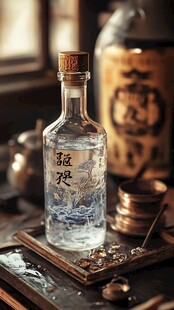 古风龙纹酒瓶 精致古韵