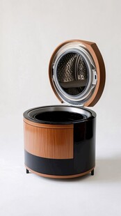 复古风迷你滚筒洗衣机