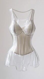 透明塑身衣时尚展示