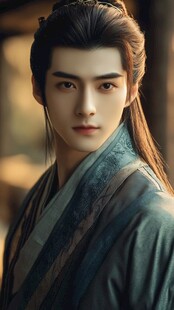 古风俊朗男子古装形象
