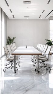 现代简约风格会议室场景