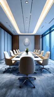现代简约风格高端会议室