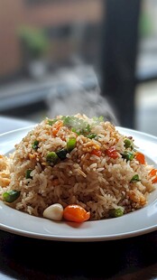 美味炒饭诱人上桌